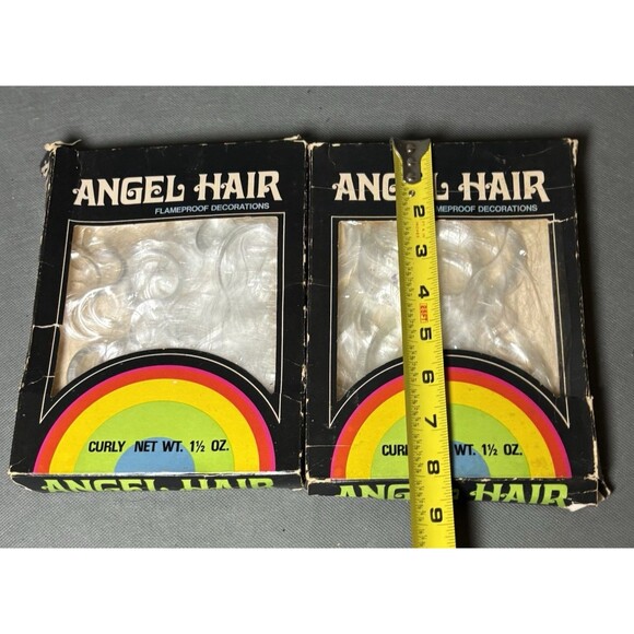 Vintage Decor Noel Spunglass ANGEL HAIR (1.5 Oz. Boxes) ~ Lot 2 - Picture 12 of 12